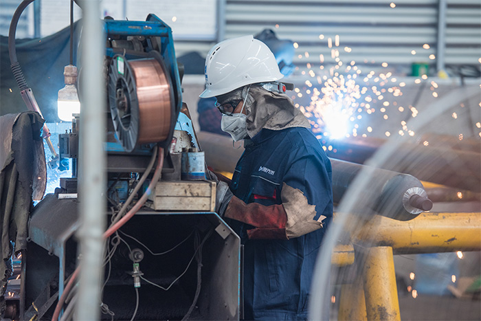 长治网架焊接车间